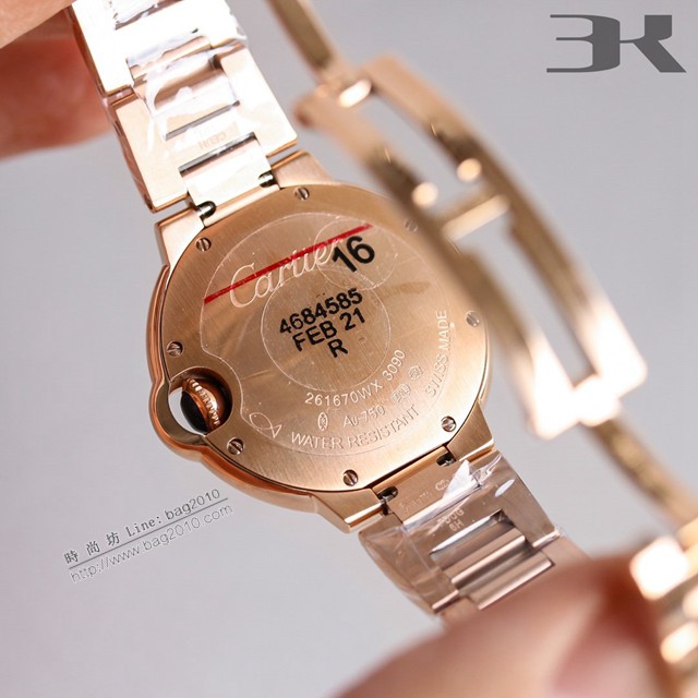 卡地亞專櫃爆款手錶 Cartier經典款藍氣球 卡地亞專櫃複刻女士腕表  gjs2222